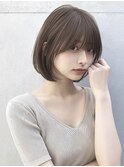 ハイレイヤー/ミディアム/韓国風パーマ