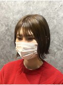 切りっぱなしボブ