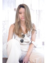 ラべリー 池袋(LOVELEY)&nbsp;LOVELEY かきあげロング×ハイトーンベージュ　【池袋】