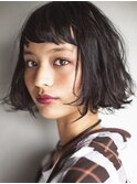 girlyボブニュアンスパーマ