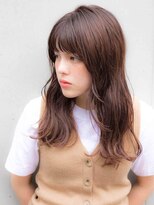 ルティア(Lutia) ボルドーカラー ニュアンスウェーブ