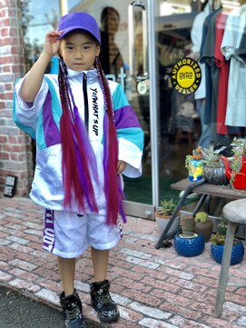 アントルポ(entrepot) 【entrepot×KIDS 編み込みDANCE Style】mai