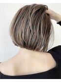 オトナ女子にオススメ!首が綺麗に見えるボブ×ハイライトカラー