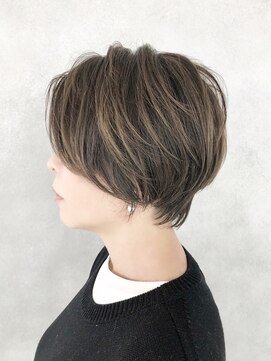 ヘアサロン セロ(Hair Salon SERO) 【セロ姫路】白髪ぼかしハイライト/ショートボブ/ショートカット