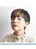 大人マッシュショート × 前髪インナーカラー　【ＦＩＲＳＴ】.