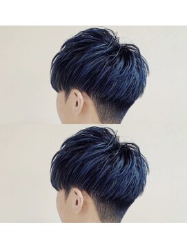 ロンドガルマン 名古屋(Lond GULLMAN) 【Lond GULLMAN 網干雄輝】ブルー★ MEN'S HAIR