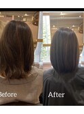 髪質改善カラー