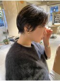 大人可愛いマッシュショートハンサムショート