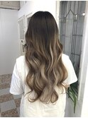 ハイライト×ホワイトベージュ▼miho015