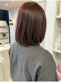 福山caary人気ニュアンスカラーアースカラー/愛されぱっつん前髪