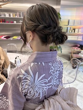 ゼスト 八王子店(ZEST) 浴衣着付け&アレンジ/シニヨンアレンジ/浴衣ヘア【佐々木麻衣】