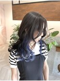 【ロングレイヤー× インナー　ブルーバイオレット】by タナカ