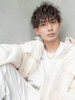 イオ 本厚木(io)&nbsp;マッシュショート波巻きスパイラルパーマハイライト