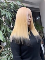 イエナ 渋谷(IENA)&nbsp;ペールオレンジ エンドブラック オリジナルデザインカラー