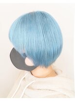 オブヘアーギンザ(Of HAIR GINZA)&nbsp;ペールブルー透明感カラーカット