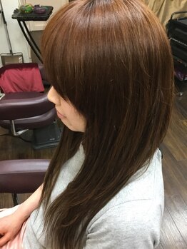 サロン ド アイ ソレイユ(Salon de i Soleil)の写真/《圧倒的になじむ！》高品質な毛質をご提供☆トータルバランスを見極めて付けるので納得の仕上がり♪