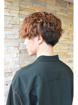 イングローブ 長生店(ingrove)の写真/短時間のセットで見た目も映える◎【メンズカット+パーマ+VEENA￥11330】