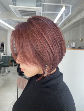 フラッグヘア 新宮店(Flag HAIR) 白髪ぼかしカラー&ボブ