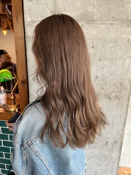 エース (ACE) 【ACE横浜】ミルクティーベージュ×ウェーブ巻き