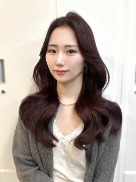 アリュウル 表参道(ALLURE) ワインレッド×くびれレイヤーカット○【KAKO】