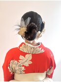 着物ヘアアレンジ