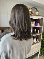 ヘアーデザイン シュシュ(hair design Chou Chou by Yone)&nbsp;オリーブグレージュ/ハイライト/くすみカラー