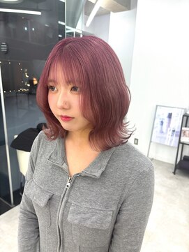 ブラウン(Brown) #haru イベントにもぴったり！ピンクカラー