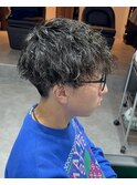 波巻きパーマ