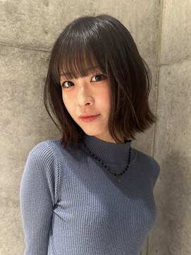 ロンドルピナス 小倉(Lond Lupinus) イメチェン外ハネボブ美髪ワイドバング/レイヤーカット顔周り