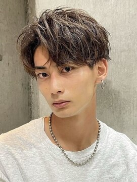 フィフス 仙台(fifth) 仙台フェザーパーマセンターパートカルマパーマ強め30代韓国◆