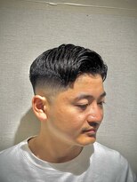 ヒロギンザ 大阪本店(HIRO GINZA)&nbsp;七三フェード