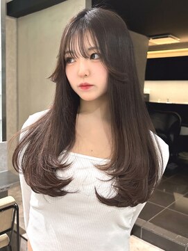 ロンド ジュルード 名古屋(Lond jeloud) 学割U24 韓国風 ウルフ フェイスレイヤー 顔周り 前髪