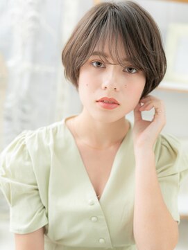 カバーヘア 上尾西口店(COVER HAIR) 大人かわいいくすみベージュマッシュショートh4上尾20代30代40代