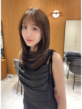 ヤイエ 青山店(yiye) レイヤーカットロング/韓国風レイヤー/ウルフレイヤー/