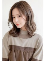 ミスグランディーヴィラス(Miss Grandee VILLAS) くびれレイヤー×ゆる巻きミディアム 20代30代40代