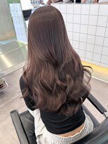 サンクマーケット 渋谷(cinq MARKET)&nbsp;渋谷ブリーチカラーハイトーンカラーラベンダーブラウン韓国ヘア