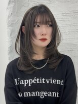 シーン(scene)&nbsp;オリーブグレージュ×レイヤー×ワンカール×髪質改善【広島】