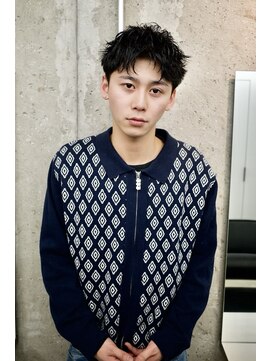 オルカ(ORCA) スパイキーショート　ルーズショートパーマ　ピンパーマ久保田極