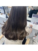 ビューバイネオリーブ 用賀店(Beau'r by neolive) 大人ガーリーダークアッシュ似合わせカットミディアムレイヤー