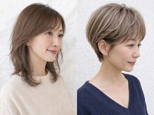 大阪福島｜白髪ぼかしカラーで自然な透明感