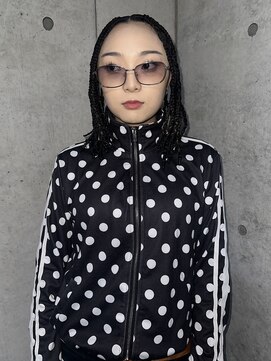 アンドピース and peace エクステ有りブレイズスタイル