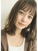 縮毛矯正ロング♪ダメージレス縮毛矯正!髪質改善ココアベージュ
