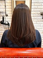 アトリエ ミム 二子玉川店(atelier mim)&nbsp;ベージュカラー レイヤーカット 似合わせ 髪質改善 ロング