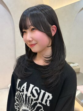 ロンドクレール 川崎(Lond clair) 【北澤華】ブリーチなし/髪質改善/ピンクベージュ/前髪/川崎