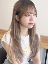 ビューエヒメ(VIEW EHIME)&nbsp;小顔黒髪レイヤーカット×アッシュカラー20代30代40代
