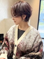 セラ(cella)&nbsp;大人ヘア/ショート/ラベンダーブラウン/クールショート/似合わせ