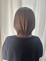 ココカラヘアー ニコ(cococara hair nico)&nbsp;くびれボブ/レイヤースタイル/オリーブベージュ