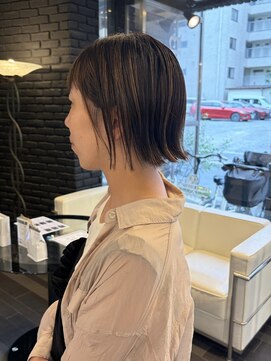 ヘアーアンドカラー ルジャルダン 葛西店(le jardin) 大人可愛いミニボブと細めハイライト♪