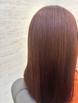 アンベリー 四条堀川店(embellie) 大人かわいいオレンジヘアー