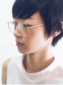 クールな印象が際立つノーブルショート